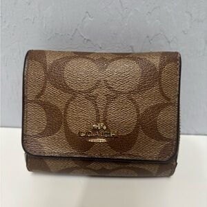 Coach Brown Signature Wallet
